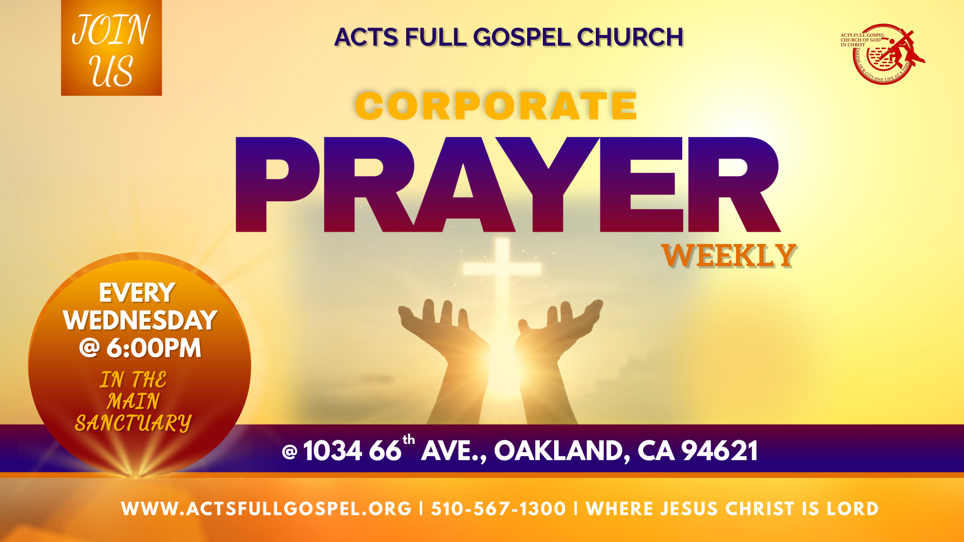 Weekly Prayer Wednesday