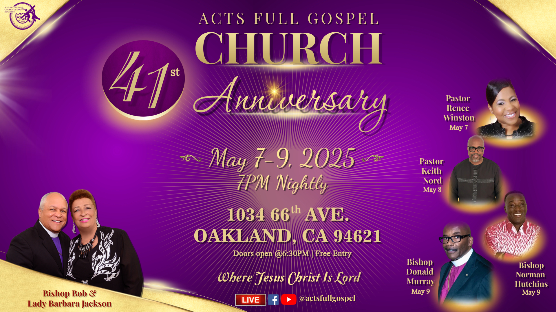 Church Anniversary 2025
